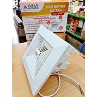 Quạt thông gió gắn âm trần Asia lỗ 200x200- ra ống ngang