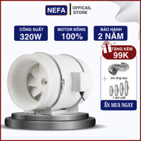 Quạt thông gió hút mùi Nefa chính hãng HF300 - 320W quạt hút khói bếp, hút gió mạnh, tiết kiệm điện