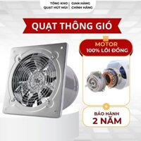 Quạt Thông Gió Inox Vuông FD150-FD300 Quạt Hút Mùi Nhà Vệ Sinh Phòng Bếp Hút Mùi Hiệu Quả