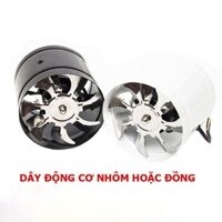 Quạt thông gió lắp đặt đường ống, Quạt thông gió hút mùi 4 inch chất liệu thép Quạt hút nhà bếp, quạt thông gió