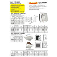 Quạt Thông Gió LiOa - Quạt Hút Gắn Tường