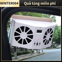 QUẠT THÔNG GIÓ Ô TÔ  Quạt hút ô tô chạy bằng năng lượng mặt trời thông gió di động tiết kiệm hai đầu Winter064