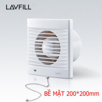 Quạt thông gió phòng tắm, quạt hút mùi khoét lỗ 100*100mm và 150*150mm LAVFILL LFWW-13EK