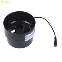 Quạt thông gió PVC Picbliss 12V 110mm-100mm cho chuồng gà Nhà kính Hoạt động yên tĩnh