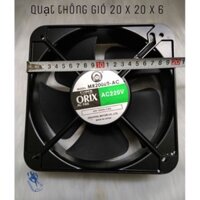 Quạt thông gió - quạt hút mùi 220v kích thước 20 x 20 x 6 cm