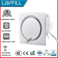 Quạt thông gió, quạt hút mùi âm trần-ốp trần không đèn LED Model LAVFILL LFCV-12D với bề mặt 250x250mm