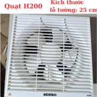 Quạt thông gió Senko H150 | H200 | H250, Quạt hút mùi nhà vệ sinh [Chính hãng - bảo hành 1 năm]