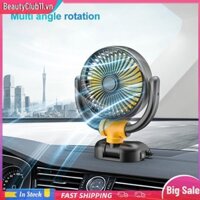 Quạt thông gió tự động 5V / 12V / 24V Xoay 360 Gấp Quạt tuần hoàn không khí mạnh mẽ