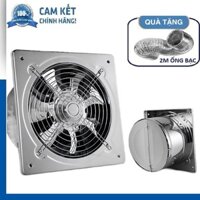 Quạt thông gió vuông 100% inox mã từ FD150 - FD250, quạt hút mùi nhà bếp, máy hút khói, lọc không khí chính hãng