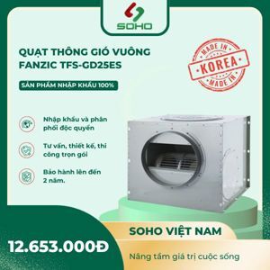 Quạt thông gió vuông Fanzic TFS-GD25ES