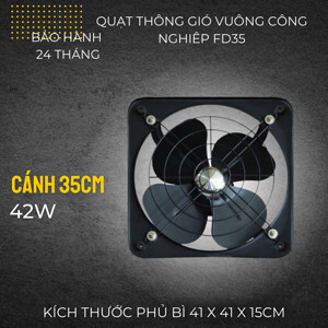 Quạt thông gió vuông Superwin FD 35-4