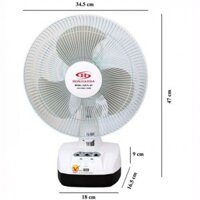 Quạt tích điện 2 bình Hojianda HJD-FL301. hàng chính hãng 100%. bảo hành 6 tháng.