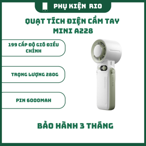 Quạt tích điện 3 chức năng