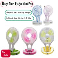 Quạt tích điện bao nhiêu tiền Quạt điện nhập khẩu Quạt Tích Điện Mini Fan Kiểu Dáng Thời Trang Gấp Gọn Dễ Mang Theo 2 Tốc Độ Gió Dễ Dàng Điều Chỉnh Dung Lượng Pin Lớn Sử Dụng Liên Tục 4-8 Tiếng.