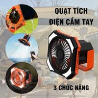 Quạt tích điện cầm tay 3 chức năng điều khiển từ xa kết hợp đèn pin sạc USB type C Legaxi - QUẠT TÍCH HỢP
