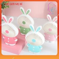 Quạt tích điện cầm tay để bàn hello kitty siêu dễ thương dành cho bé