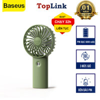 Quạt Tích Điện Cầm Tay Pin Trâu 32h Sử Dụng Yoobao F3 Với 3 Tốc Độ Gió Có Đèn Báo Pin Thiết Kế Nhỏ Ngọn - Hàng Chính Hãng - Xanh lá đậm