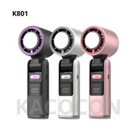 QUẠT TÍCH ĐIỆN CẦM TAY SÒ LẠNH K801 TÍCH HỢP ĐÈN PIN DUNG LƯỢNG 4000MAH CÓ XUẤT VAT MUA 5 CÁI ĐƯỢC GIÁ SỈ - GrownTech.vn