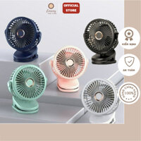 Quạt tích điện Clip Fan 10000 mah Chính Hãng kẹp sạc mini cầm tay 4 cấp gió, quạt kẹp xe đẩy cho bé