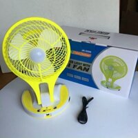 QUẠT TÍCH ĐIỆN CÓ ĐÈN LED MINI FAN