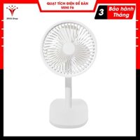 Quạt tích điện để bàn mini F6 quay 60 độ,Quạt để bàn mini pin 4000mah - Bảo hành 3 tháng - Shop 29X5 SHOP