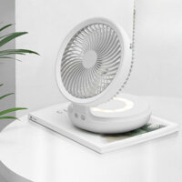Quạt tích điện để bàn treo tường Edon E808 - dung lượng 4000mAh, có điều khiển từ xa, sử dụng tới 8h