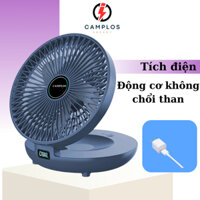 Quạt tích điện để bàn và treo tường quạt mini gấp gọn 3 chế độ pin trâu sử dụng