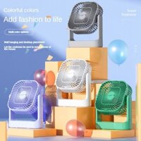 QUẠT TÍCH ĐIỆN ĐỂ BÀN XOAY 180 ĐỘ SẠC USB Di Động Nhỏ Treo Tường Quạt Để Bàn