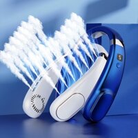 Quạt tích điện đeo cổ thiết kế tiện lợi 5 chế độ, Quạt USB sạc pin | Bảo hành uy tín tại thành phố Hồ Chí Minh