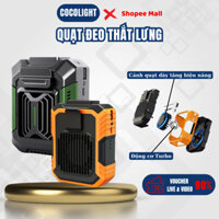 Quạt Tích Điện Đeo Thắt Lưng Kiêm Sạc Dự Phòng, Quạt Điều Hoà Đeo Hông Kiêm Sạc Dự Phòng, Bảo Hành 12 Tháng