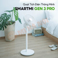 Quạt tích điện đối lưu Smartmi Gen 3 Pro Circulation Fan – Tích điện 24h, động cơ không chổi than DC, tạo gió 3D hiện đại (Bản Quốc Tế)