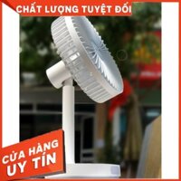 Quạt tích điện kèm đèn 2in1 dung lượng pin khủng 3600mA, hàng nội địa bảo hành 3 tháng