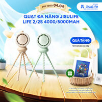 Quạt Tích Điện Kẹp Nôi Xe Đẩy / Quạt Quấn Nôi Em Bé JISULIFE Life 2S 5000mAh | Sử Dụng Đến 15H | Bảo hành Chính Hãng 12T