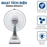 Quạt tích điện Matika MTK-6312