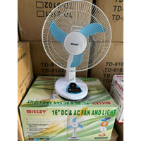 Quạt tích điện Mickey 2 bình TD-9103