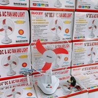 Quạt tích điện MICKEY, Siêu bền - Dùng liên tục 8h với 2 ẮC QUY - Có thể sạc, Lỗi 1 đổi 1