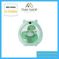 Quạt Tích Điện Mini Cầm Tay , Quạt Để Bàn Đáng Yêu Dễ Thương