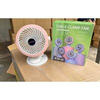 Quạt tích điện mini cầm tay, có kẹp treo tường , có 5 chế độ, chạy liên tục 4-16h có kèm sạc TYPE C