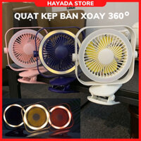 quạt tích điện mini có đèn
