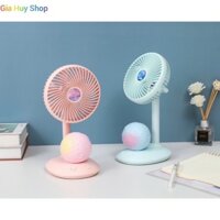 QUẠT TÍCH ĐIỆN MINI CÓ ĐÈN
