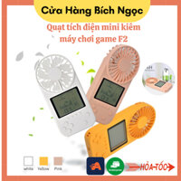Quạt Tích Điện Mini Kiêm Máy Chơi Game F2 GameFAn, Sử Dụng Liên Tục Trong 6 Giờ, Nhiều Trò Chơi Cổ Điển