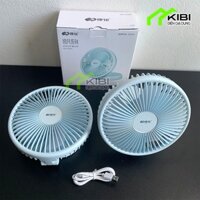 Quạt tích điện mini, quạt cầm tay KM - F 0396 thiết kế nhỏ gọn, công suất 10W