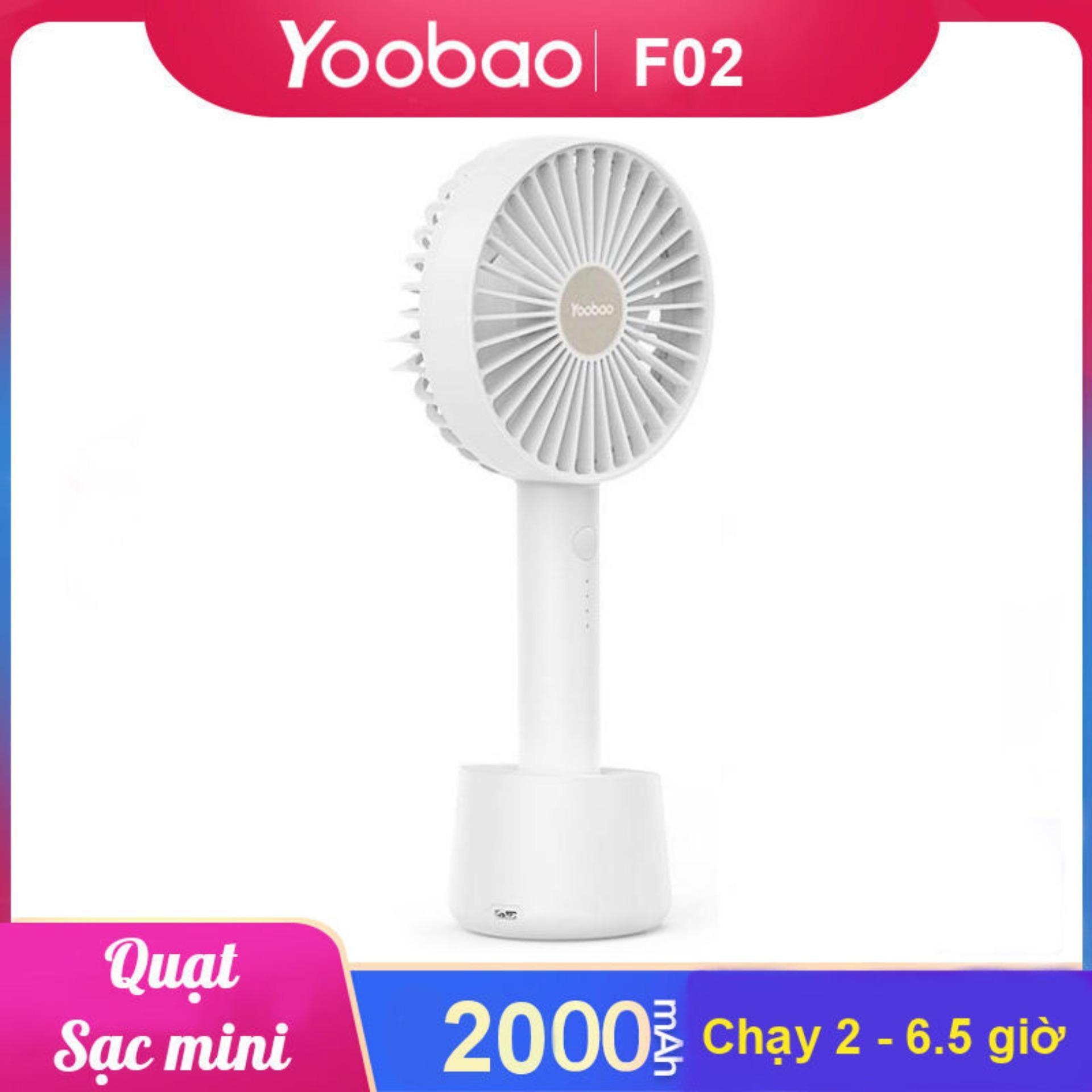Quạt tích điện mini Yoobao F02 3300mAh