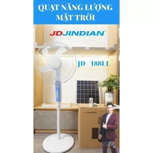Quạt tích điện năng lượng mặt trời Jindian JD-188LL