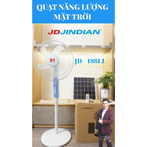 Quạt tích điện năng lượng mặt trời Jindian JD-188LL