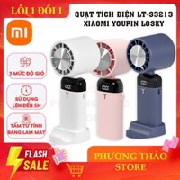 Quạt Tích Điện Nén Đá Lạnh Xiaomi Youpin Losky LT-S3213 - Nhỏ Gọn Cầm Tay - Có Đế Giữ Điện Thoại - Pin 3600mAh