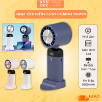 Quạt Tích Điện Nén Đá Lạnh Xiaomi Youpin Losky LT-S3213 Nhỏ Gọn,Cầm Tay,Có Đế Giữ Điện Thoại,Pin Trâu 3600mAh