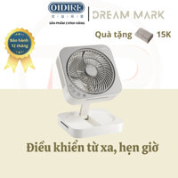 Quạt tích điện Oidire ODI-MF12, quạt treo tường, sạc điên, dùng liên tục 8h, dung lượng pin lớn, quạt để bàn, mát nhanh