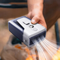 Quạt tích điện quạt mini cầm tay pin 30 tiếng, Quạt đeo hông đeo cổ mini cầm tay tích điện pin 12000mAh