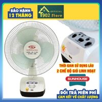 Quạt Tích Điện, Quạt Sạc Điện Honjianda Cao Cấp HJD FL301, Có Ổ Sạc Và Đèn Led, Động Cơ Bền Bỉ, Pin Lâu
